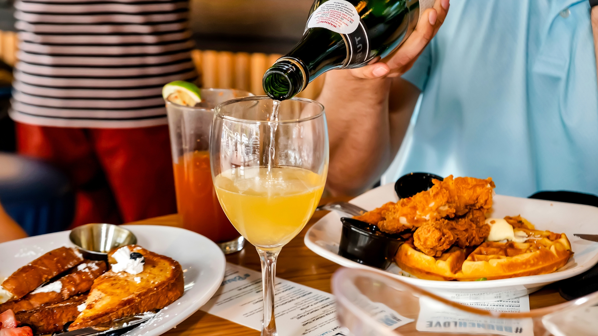 New Year's Day Brunch with Mimosas