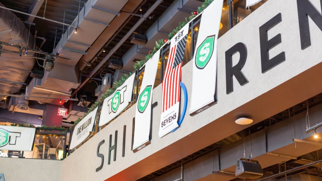 TST Soccer Tournament Flags at Sports and Social