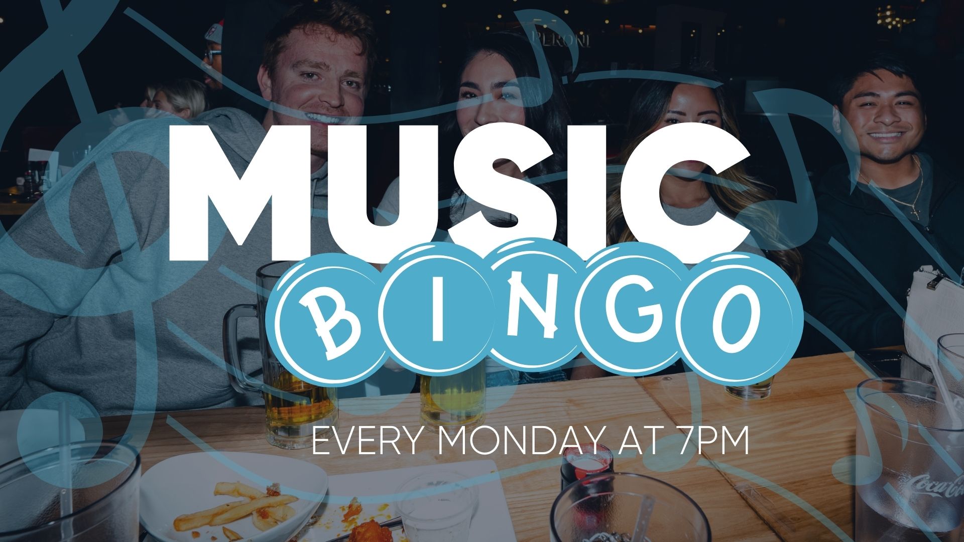 Monday Night Music Bingo at 7pm