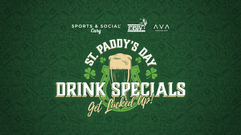 St. Patrick's Day Drink Specials - March 13 - March 17