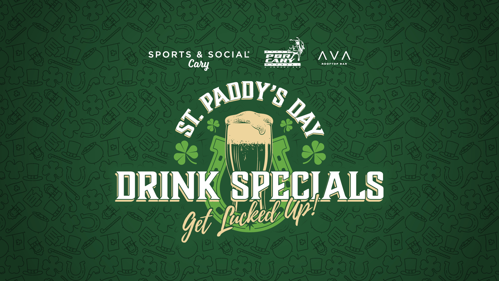 St. Patrick's Day Drink Specials - March 13 - March 17