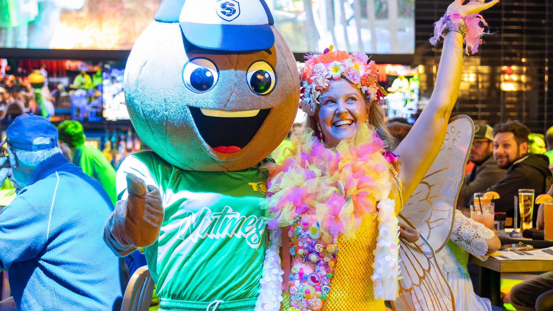 TST Mascot and Characters at TST Party