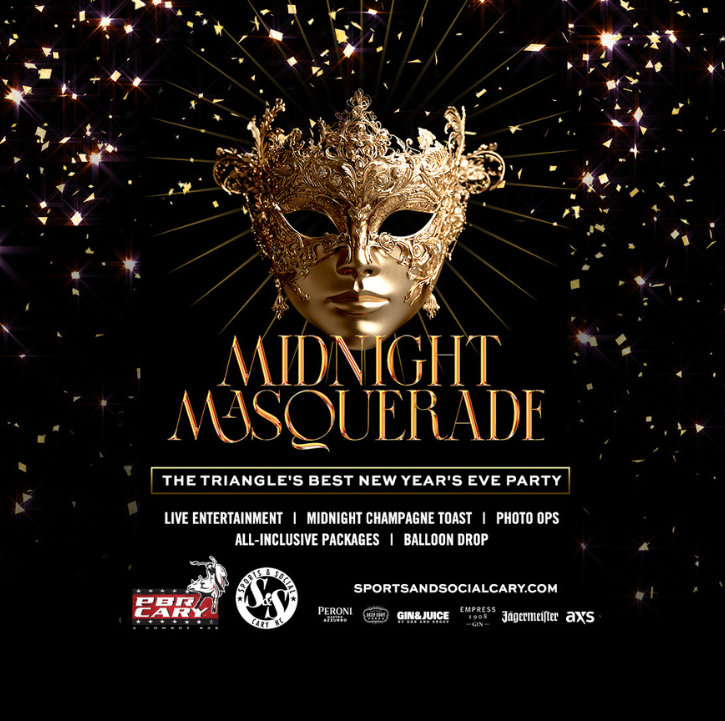NYE Midnight Masquerade | December 31, 2026 at 8pm