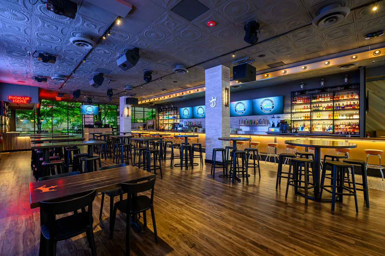 Interior space at draftkings sports & social