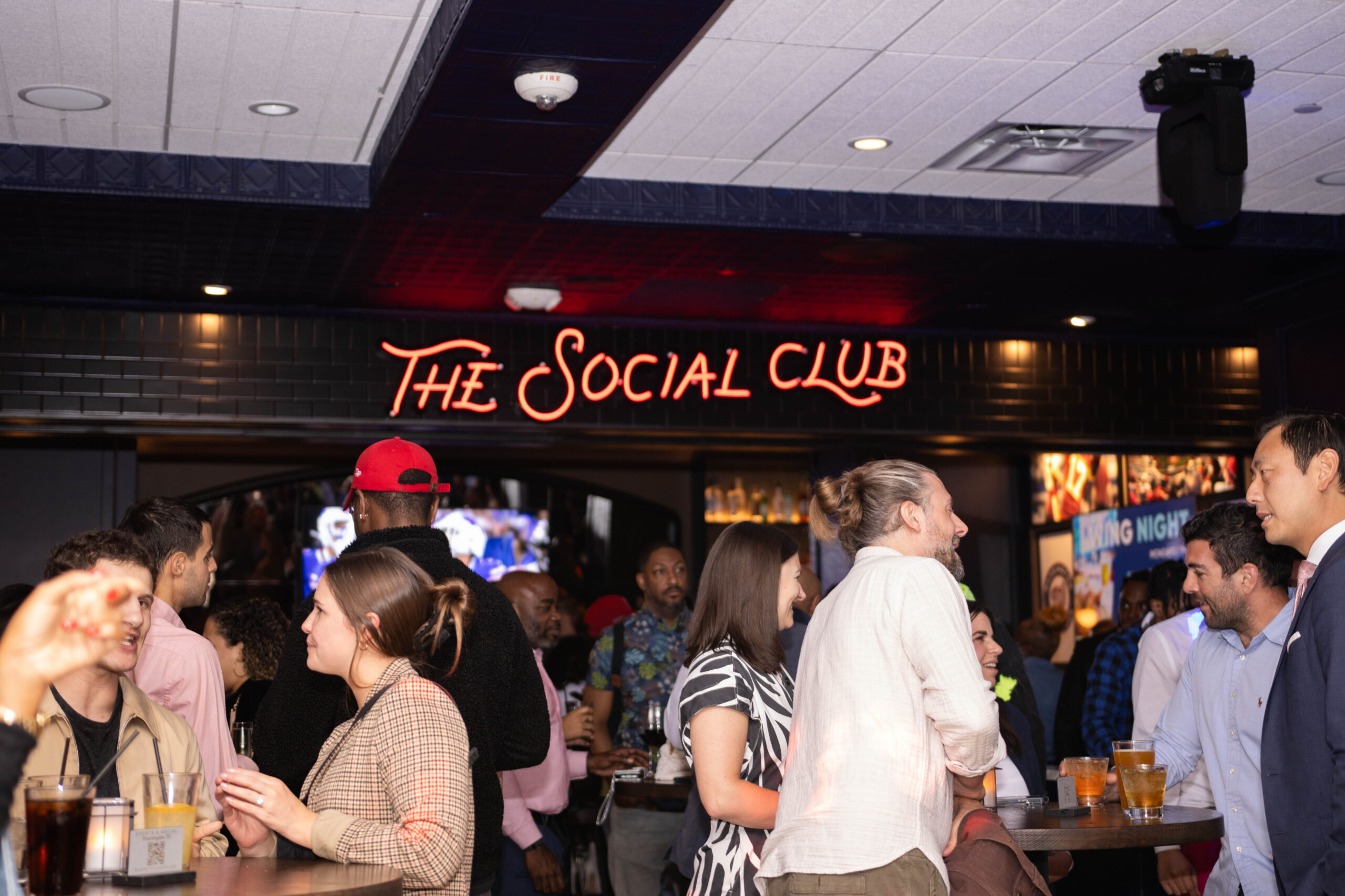 The Social Club is a private space within Sports & Social.