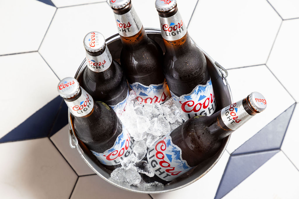 The Coors Light Bucket at Sports & Social.