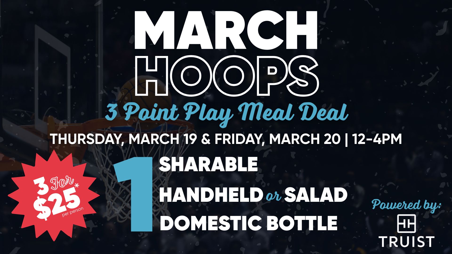 March Hoops 2 Point Play Meal Deal